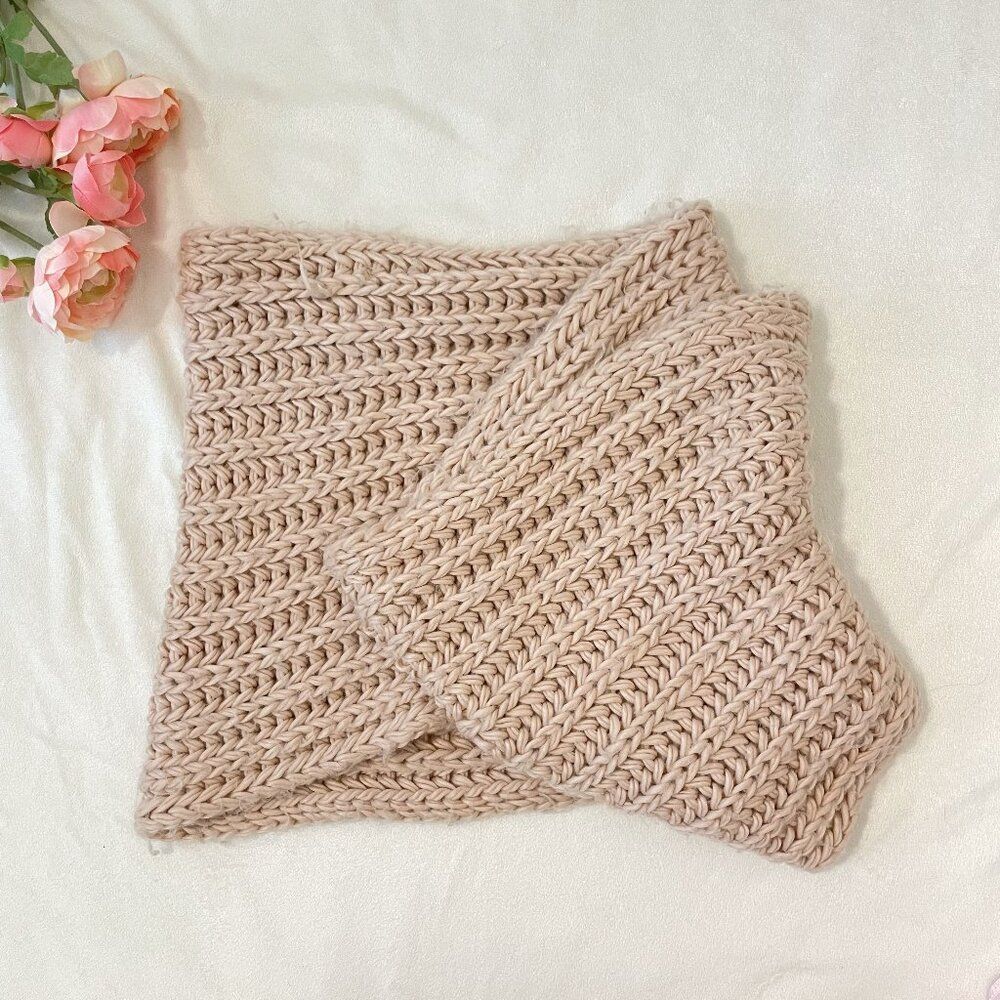 Pink Infinity Scarf Wrap